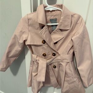 Tahari Blush Pink Trench Coat with Belt NWT